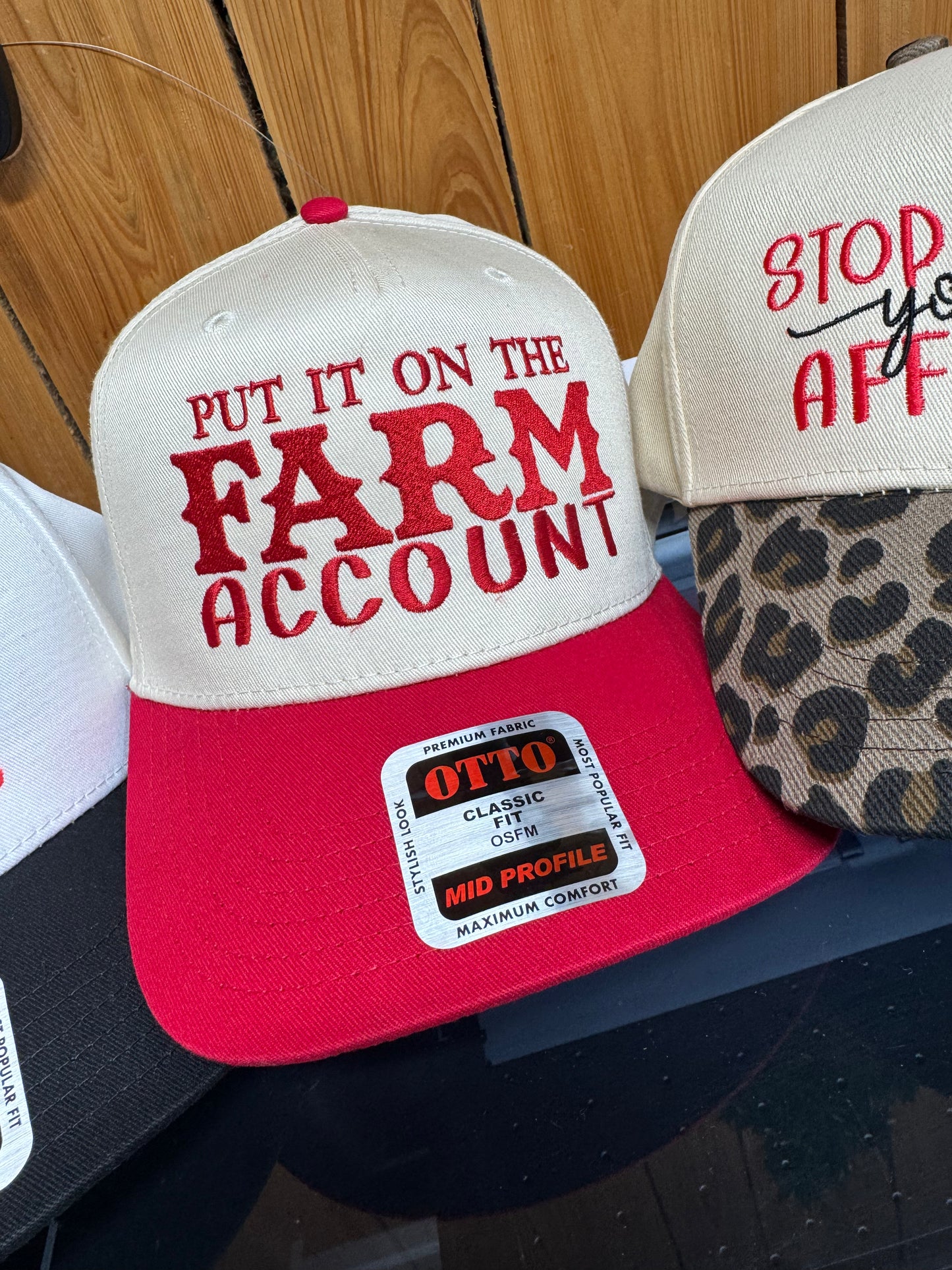 Put it on the FARM Account