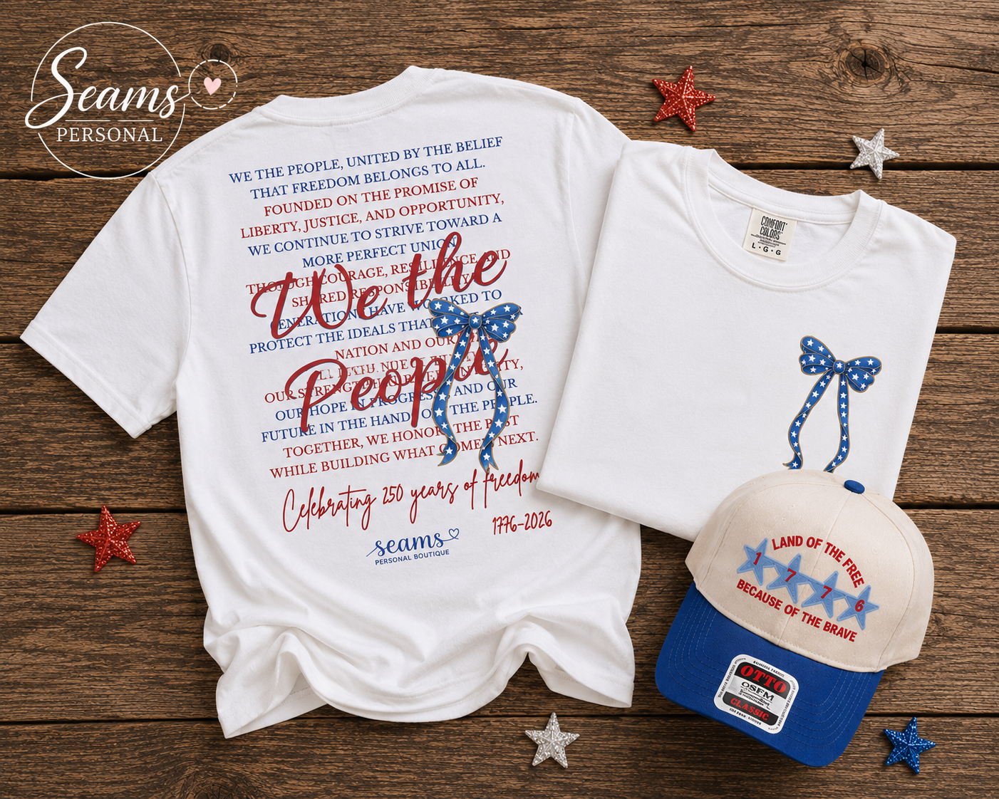 We the People Comfort Colors® Tee 🇺🇸🎀