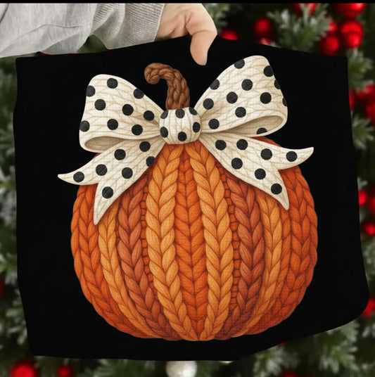 Thanksgiving Faux Yarn Pumpkin