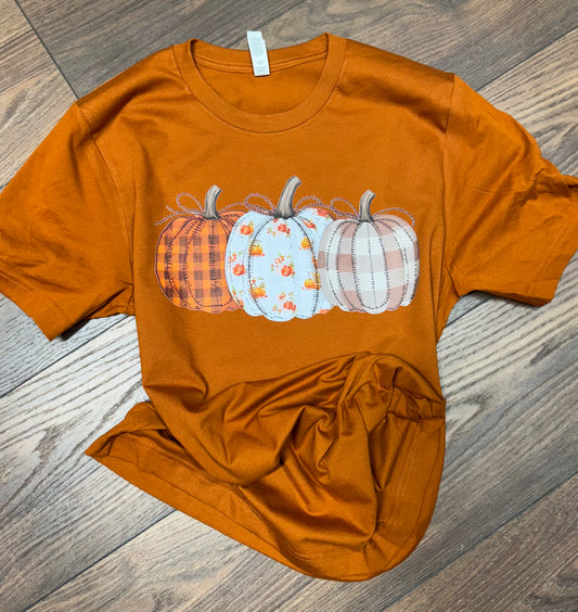 3 Pumpkin Tshirt