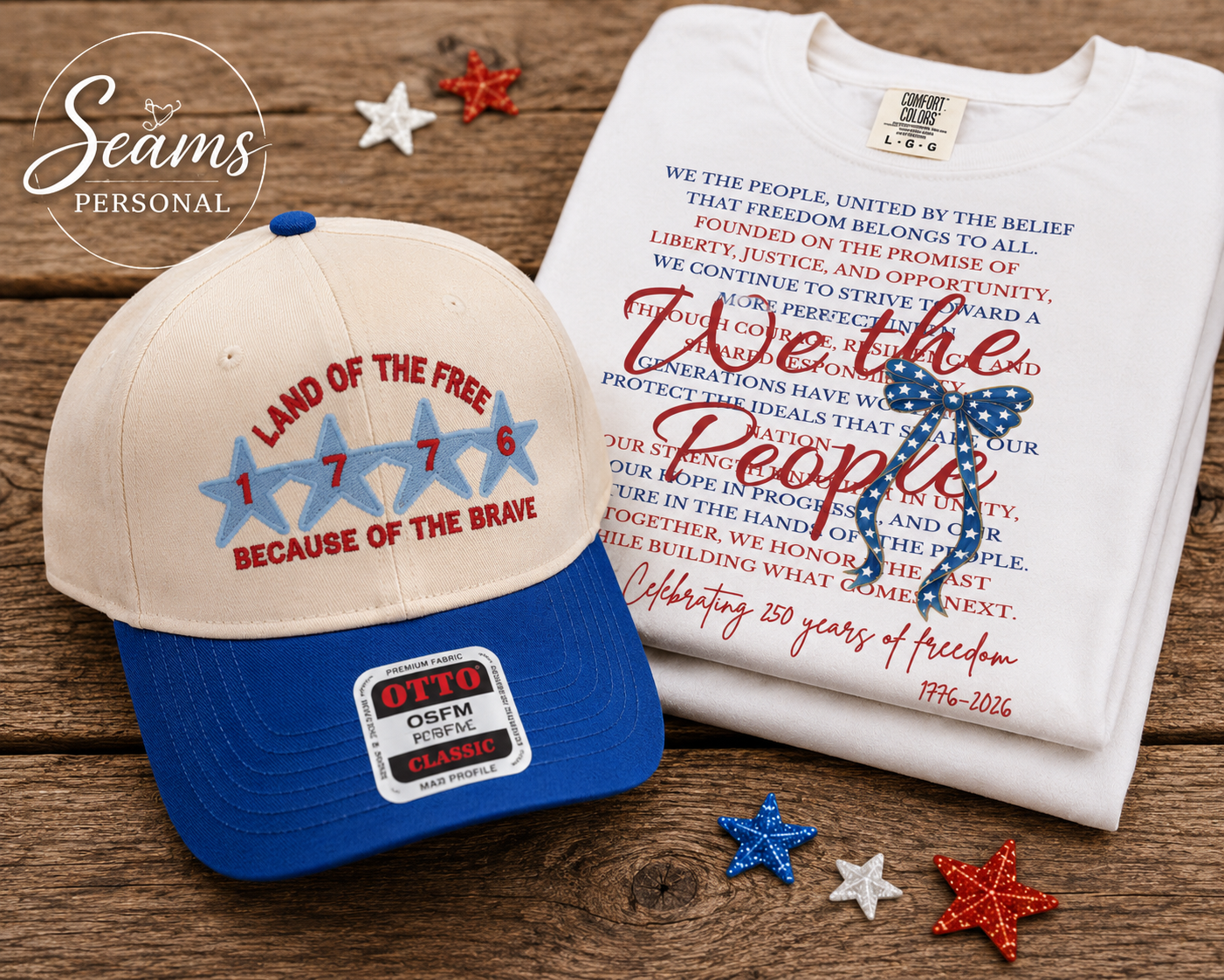 Land of the Free Embroidered Trucker Hat 🇺🇸