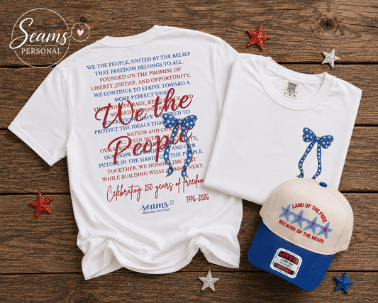 We the People Comfort Colors® Tee 🇺🇸🎀